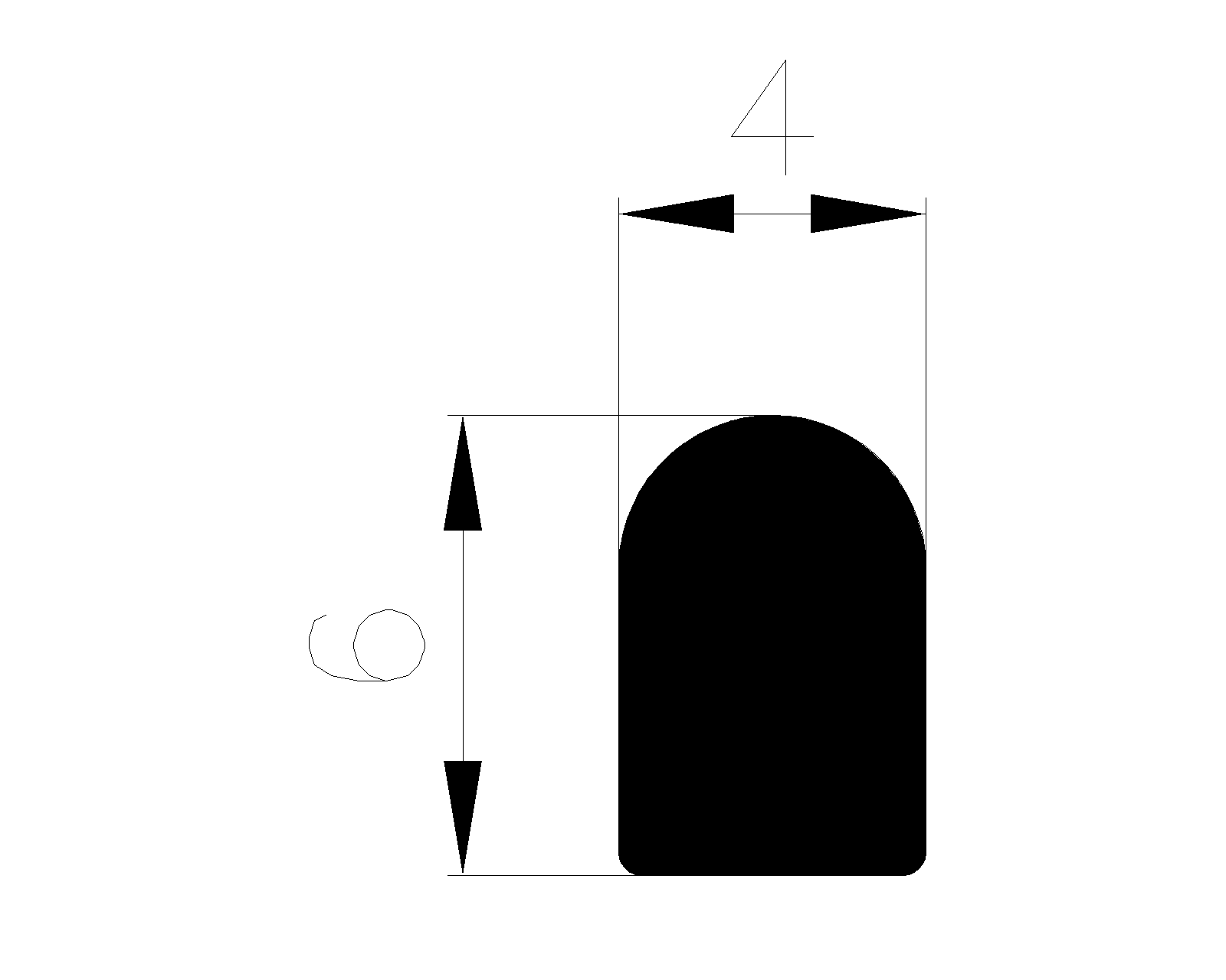 19950403KG - EPDM-Schaumgummi-Profile - Halbrundprofile / D-Profile