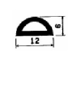 HR 2615 - EPDM rubber profiles - Semi-circle, D-profiles