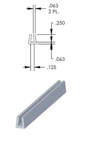 KLF0017 - EPDM-Gummi -Profile - U-Profile